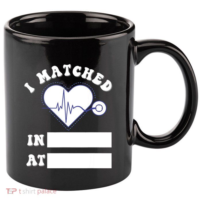 I Matched Future Doctor Physician Residency Match Day 11oz C Handle Ceramic Mug