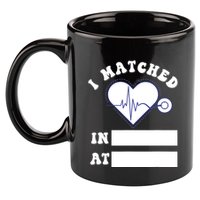 I Matched Future Doctor Physician Residency Match Day 11oz C Handle Ceramic Mug