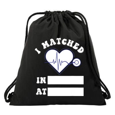 I Matched Future Doctor Physician Residency Match Day Drawstring Bag