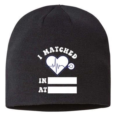 I Matched Future Doctor Physician Residency Match Day Sustainable Beanie