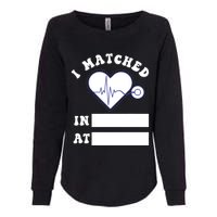 I Matched Future Doctor Physician Residency Match Day Womens California Wash Sweatshirt