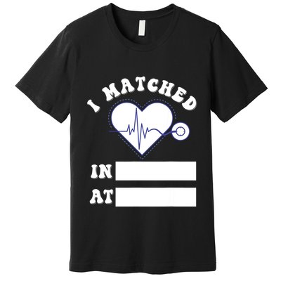 I Matched Future Doctor Physician Residency Match Day Premium T-Shirt