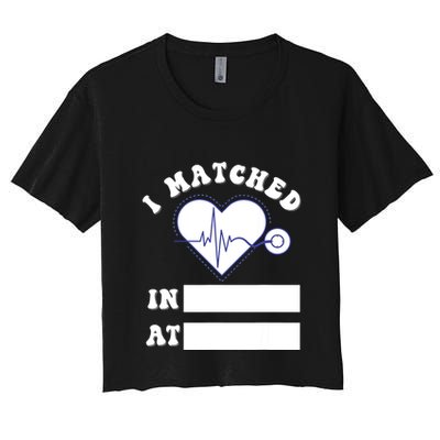 I Matched Future Doctor Physician Residency Match Day Crop Top