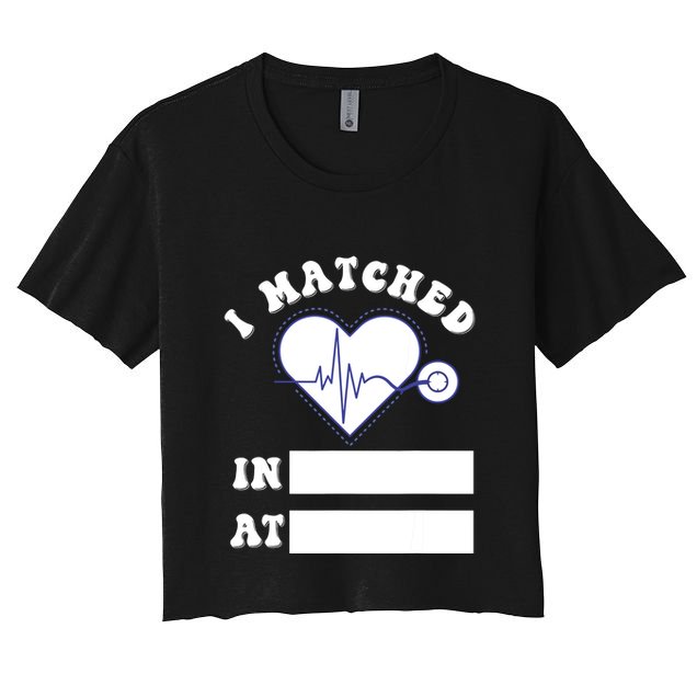 I Matched Future Doctor Physician Residency Match Day Crop Top