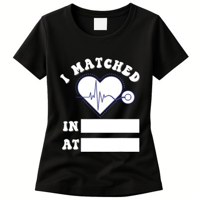 I Matched Future Doctor Physician Residency Match Day Womens T-Shirt