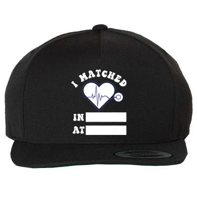 I Matched Future Doctor Physician Residency Match Day Wool Snapback Cap