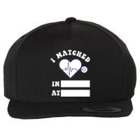 I Matched Future Doctor Physician Residency Match Day Wool Snapback Cap