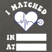 I Matched Future Doctor Physician Residency Match Day Cotton Canvas Backpack