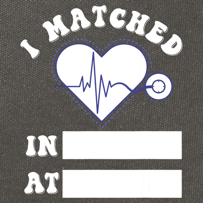 I Matched Future Doctor Physician Residency Match Day Cotton Canvas Backpack