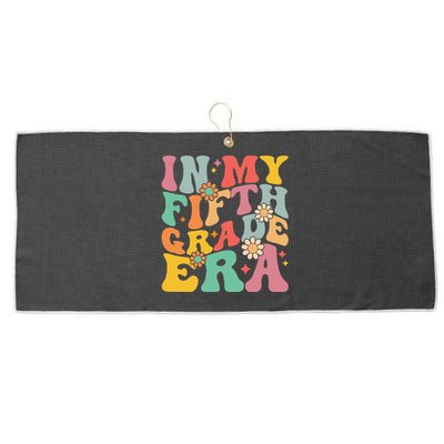 In My Fifth Grade Era First Day Of School Large Microfiber Waffle Golf Towel