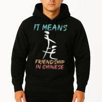 It Means Friendship In Chinese Funny Sarcasm Hoodie