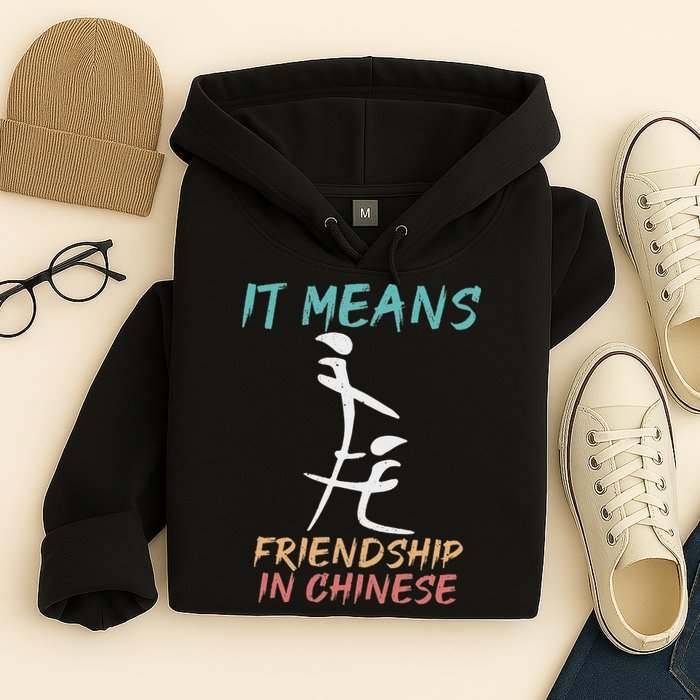 It Means Friendship In Chinese Funny Sarcasm Hoodie