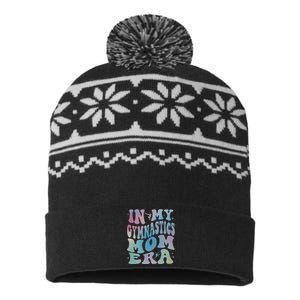 In My Gymnastics Mom Gymer Gyme Lover Family Matching USA-Made Snowflake Beanie