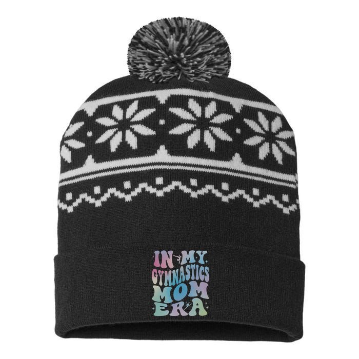 In My Gymnastics Mom Gymer Gyme Lover Family Matching USA-Made Snowflake Beanie