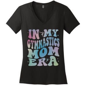 In My Gymnastics Mom Gymer Gyme Lover Family Matching Women's V-Neck T-Shirt