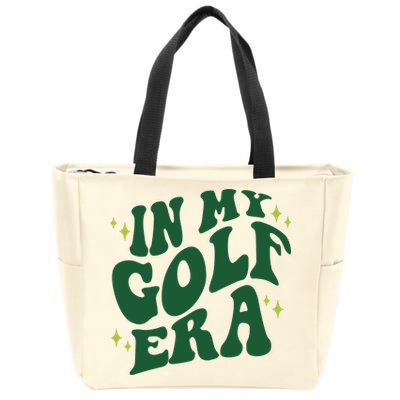 In My Golf Era Funny Golf Gift Zip Tote Bag