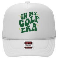 In My Golf Era Funny Golf Gift High Crown Mesh Back Trucker Hat