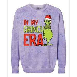 In My Grinchmas Era Colorblast Crewneck Sweatshirt