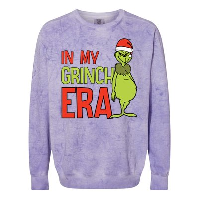 In My Grinchmas Era Colorblast Crewneck Sweatshirt