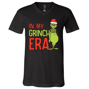 In My Grinchmas Era V-Neck T-Shirt