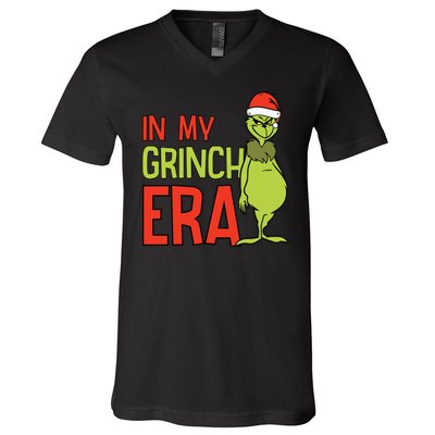 In My Grinchmas Era V-Neck T-Shirt