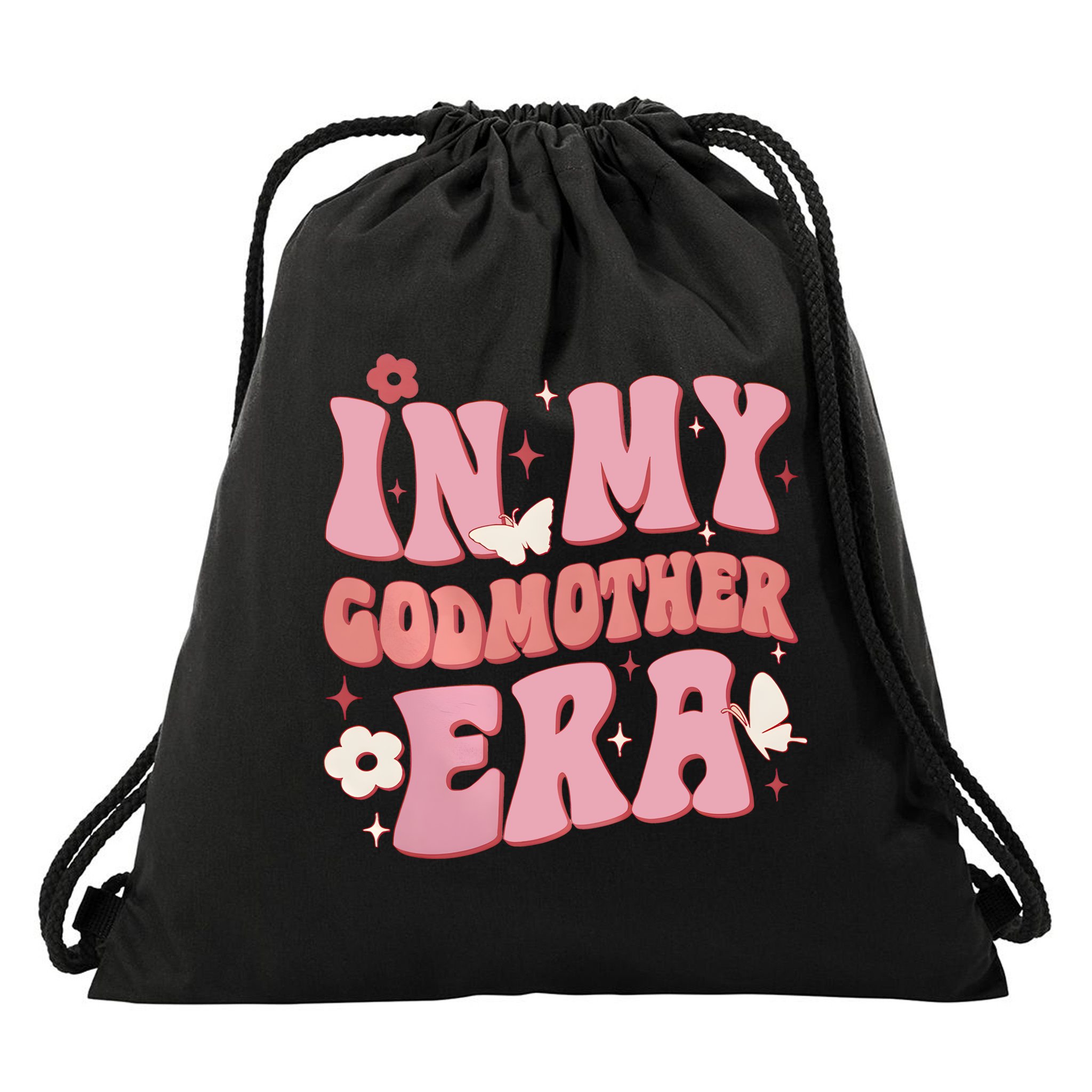 In My Godmother Era Family Drawstring Bag