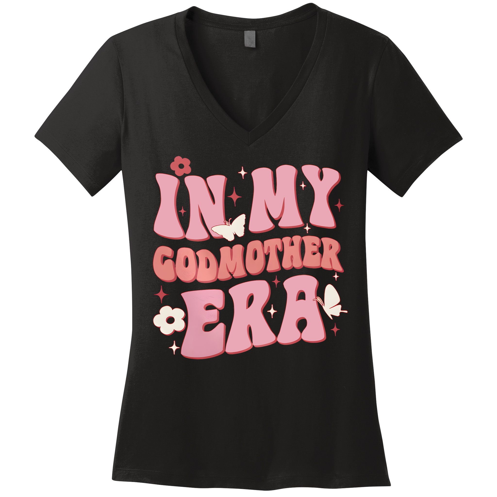 In My Godmother Era Family Women's V-Neck T-Shirt