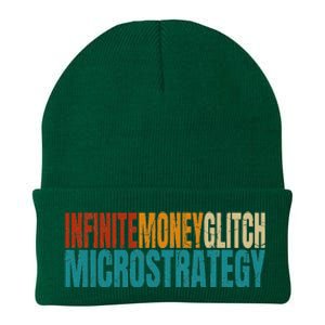 Infinite Money Glitch Microstrategy Bitcoin Knit Cap Winter Beanie