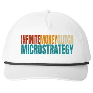 Infinite Money Glitch Microstrategy Bitcoin Snapback Five-Panel Rope Hat