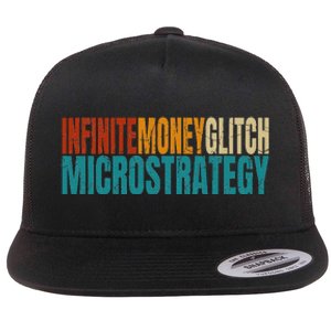 Infinite Money Glitch Microstrategy Bitcoin Flat Bill Trucker Hat