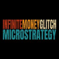 Infinite Money Glitch Microstrategy Bitcoin Flat Bill Trucker Hat