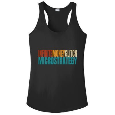 Infinite Money Glitch Microstrategy Bitcoin Ladies PosiCharge Competitor Racerback Tank