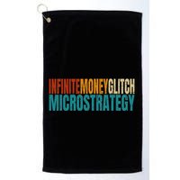 Infinite Money Glitch Microstrategy Bitcoin Golf Towel