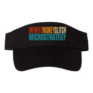 Infinite Money Glitch Microstrategy Bitcoin Valucap Bio-Washed Visor