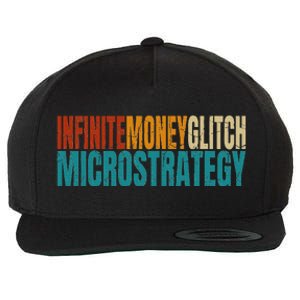 Infinite Money Glitch Microstrategy Bitcoin Wool Snapback Cap