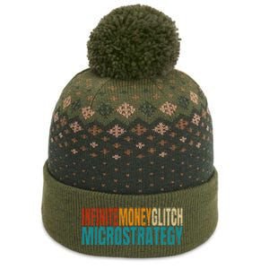 Infinite Money Glitch Microstrategy Bitcoin The Baniff Cuffed Pom Beanie