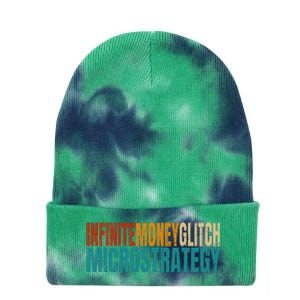 Infinite Money Glitch Microstrategy Bitcoin Tie Dye 12in Knit Beanie