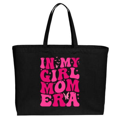 In My Girl Mom Era Cotton Canvas Jumbo Tote