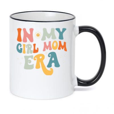 In My Girl Mom Era Groovy Vintage 11oz Black Color Changing Mug