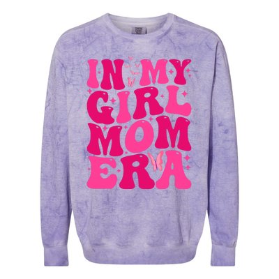 In My Girl Mom Era Colorblast Crewneck Sweatshirt