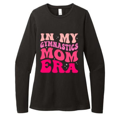 In My Gymnastics Mom Era Groovy Retro Funny Gymnastics Mom Cute Gift Womens CVC Long Sleeve Shirt