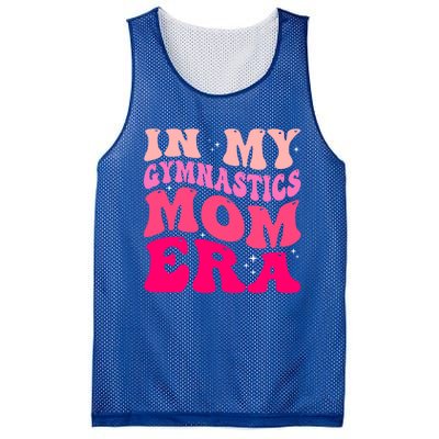 In My Gymnastics Mom Era Groovy Retro Funny Gymnastics Mom Cute Gift Mesh Reversible Basketball Jersey Tank