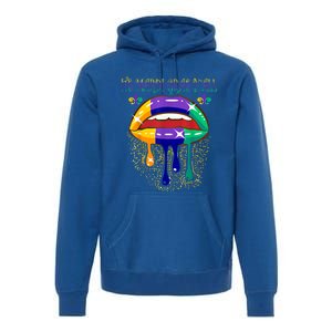 Its Mardi Gras Yall Lips Carnival Parade Masquerade Party Cute Gift Premium Hoodie