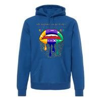 Its Mardi Gras Yall Lips Carnival Parade Masquerade Party Cute Gift Premium Hoodie