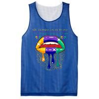 Its Mardi Gras Yall Lips Carnival Parade Masquerade Party Cute Gift Mesh Reversible Basketball Jersey Tank