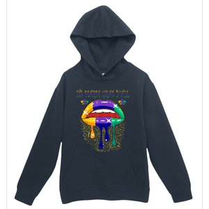 Its Mardi Gras Yall Lips Carnival Parade Masquerade Party Cute Gift Urban Pullover Hoodie