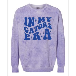 In My Gators Era Gators School Sports Name Back To School Colorblast Crewneck Sweatshirt