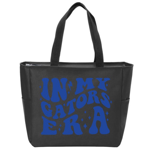 In My Gators Era Gators School Sports Name Back To School Zip Tote Bag