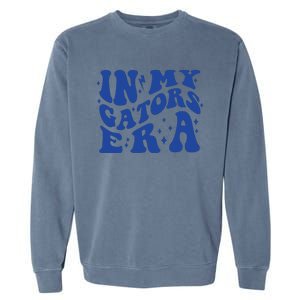 In My Gators Era Gators School Sports Name Back To School Garment-Dyed Sweatshirt