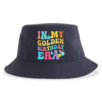 In My Golden Birthday Era Women Retro Groovy Birthday Sustainable Bucket Hat